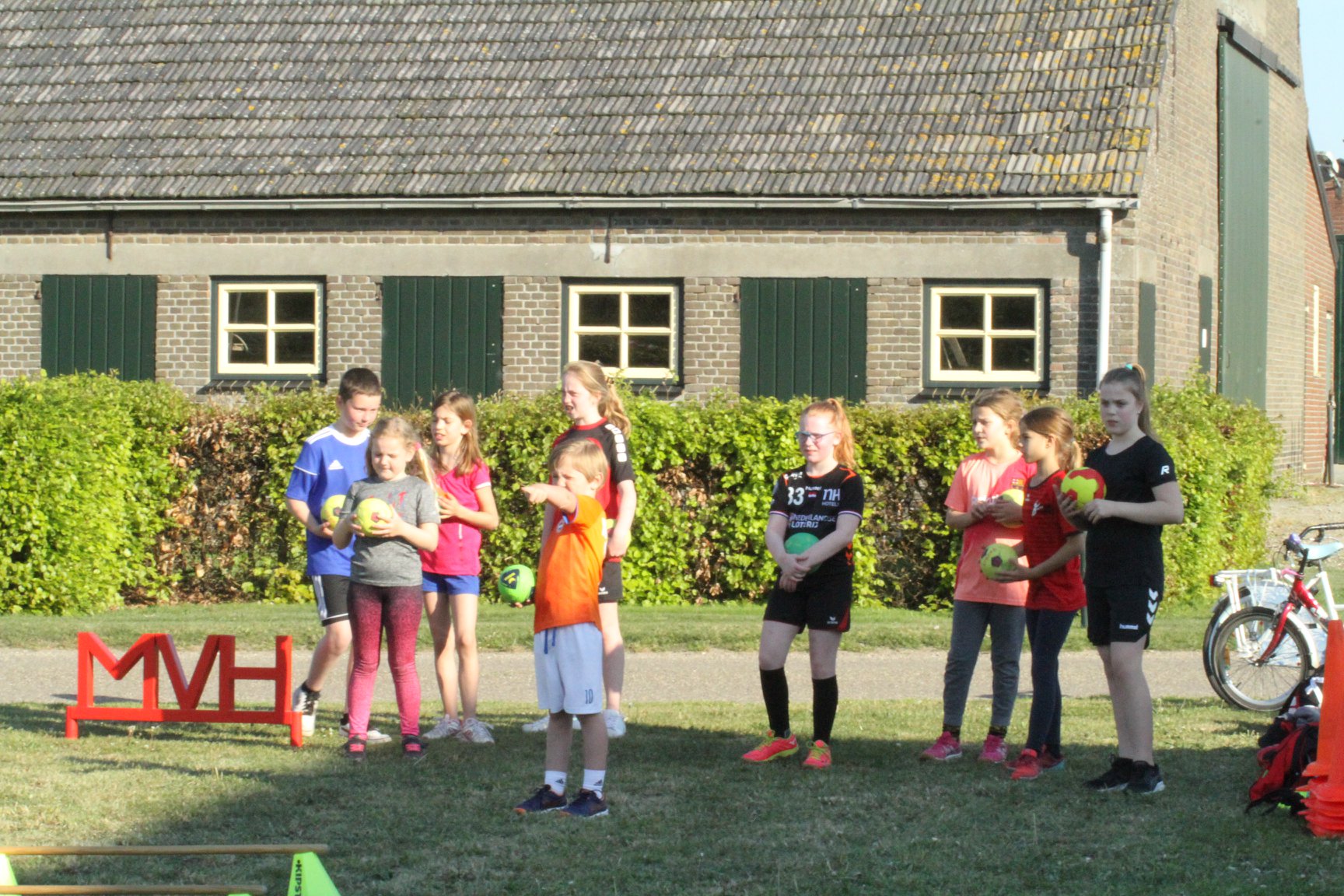 1e training sinds coronatijd voor de jeugd